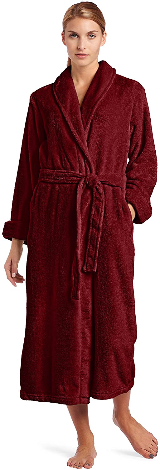 Price:$43.79 Casual Moments Women's Wrap Robe at Amazon Women’s Clothing store  Long Robe