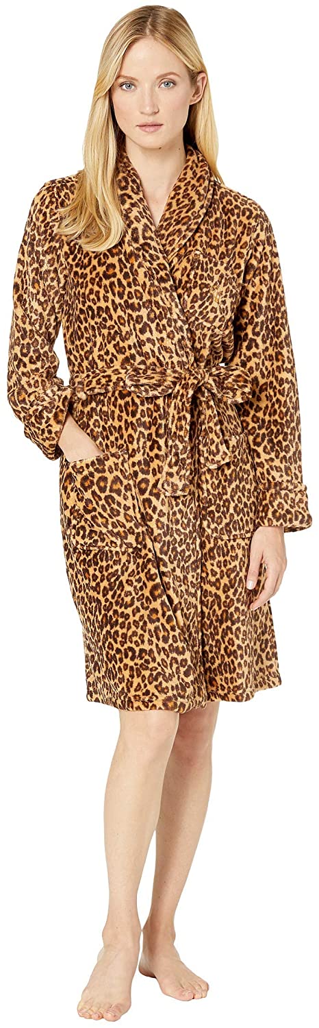 Price:$35.10    LAUREN RALPH LAUREN Short Shawl Collar So Soft Robe  Clothing