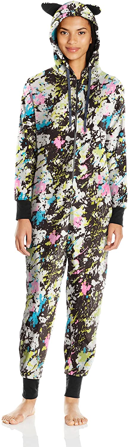 Price:$15.72 Totally Pink Women's Cozy Plush Onesie at Amazon Women’s Clothing store