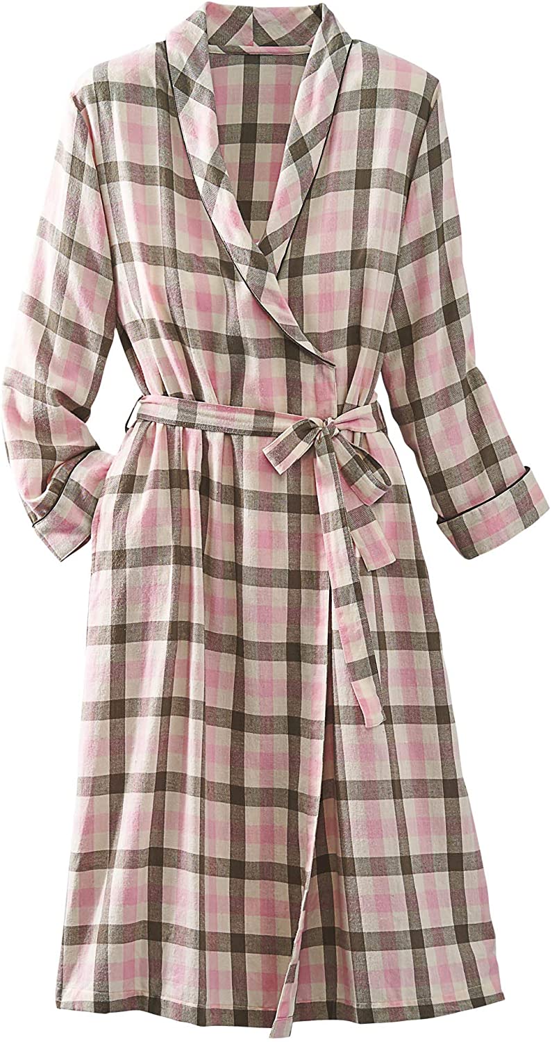 Price:$21.95 National Plaid Wrap Robe at Amazon Women’s Clothing store
