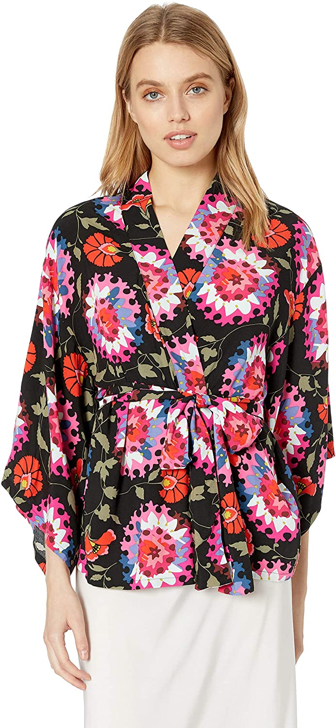 Price:$36.95 Josie by Natori Women's Printed Challis Wrap at Amazon Women’s Clothing store