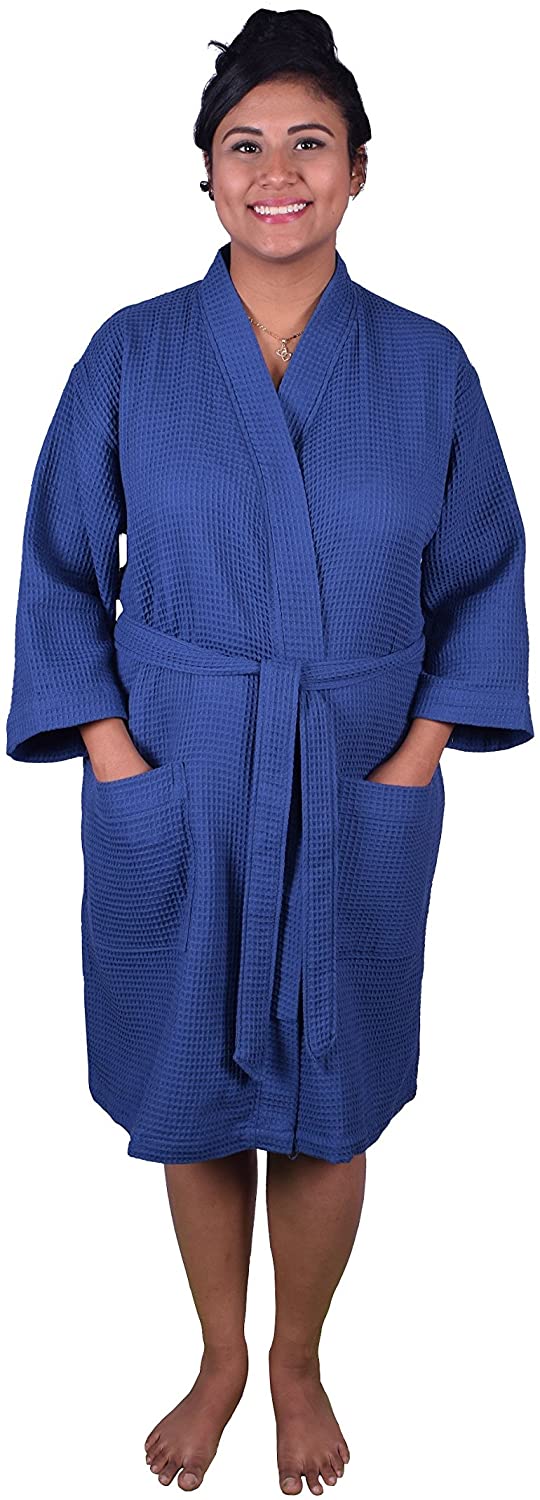 Price:$19.95 Luna Bianca Waffle Kimono Robe for Women at Amazon Women’s Clothing store