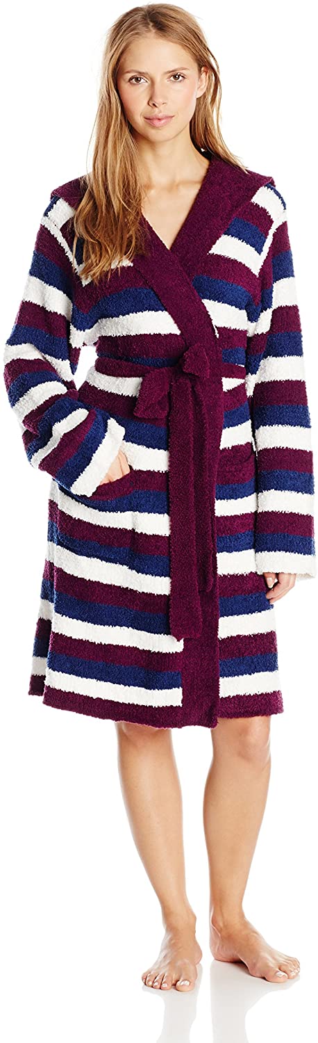 Price:$28.75 Casual Moments Women's Marshmallow Hooded Robe at Amazon Women’s Clothing store