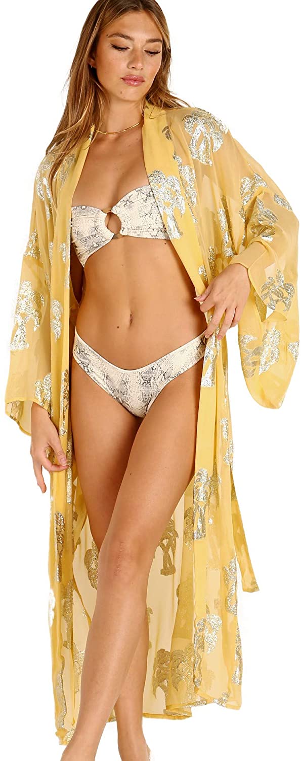 Price:$187.00 Jen's Pirate Booty Shaman Kimono Gold Palm at Amazon Women’s Clothing store