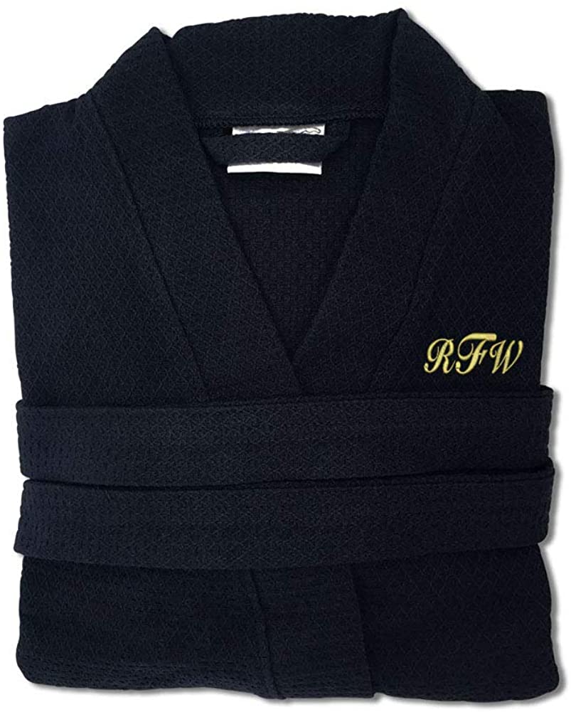 Price:$52.95 KYS 100% Cotton Personalized Premium Waffle Robe at Amazon Women’s Clothing store
