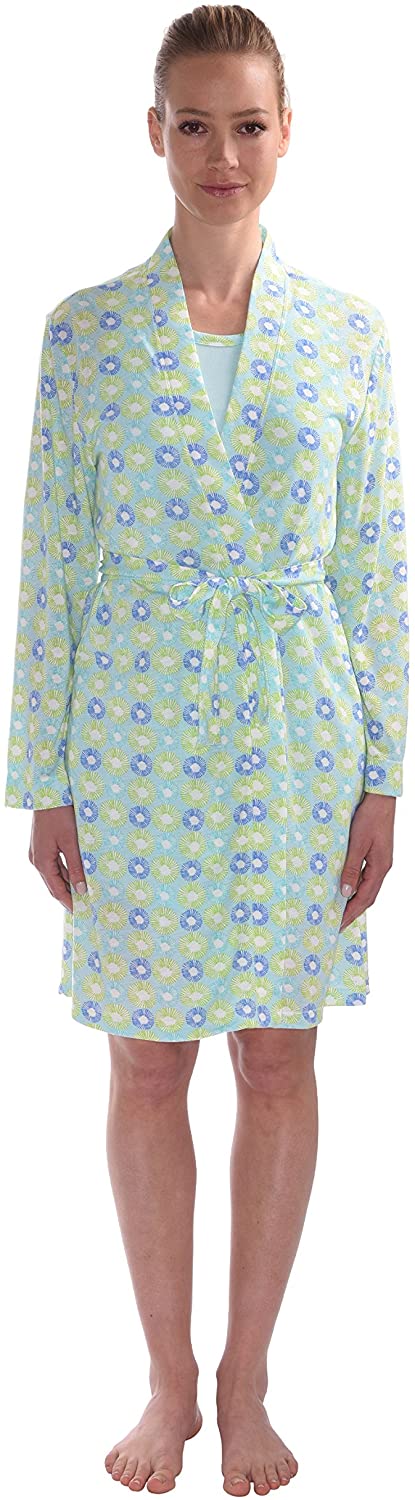 Price:$9.99 Comfortably You Women's Bath Robe in Regular and Plus Size - Long and Short Length at Amazon Women’s Clothing store