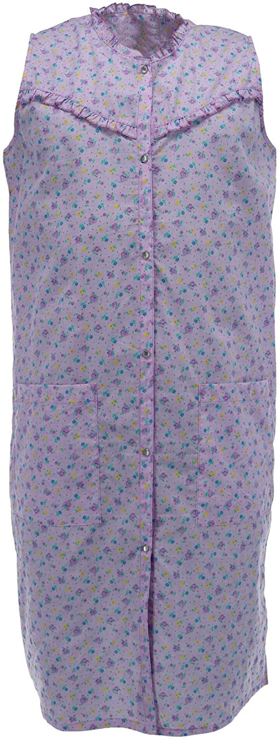 Price:$6.79 Ten West Apparel Women's Sleeveless Snap Front Duster Robe at Amazon Women’s Clothing store