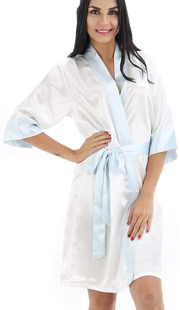 Price:$13.98 TOTAMALA Women Sexy Bathrobe Sleepwear Shawl Sleepdress Robe Coat Nightdress(S/2XL) at Amazon Women’s Clothing store