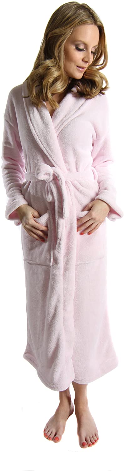 Price:$39.99 Wrapped In A Cloud Women’s Plush Spa Robe at Amazon Women’s Clothing store
