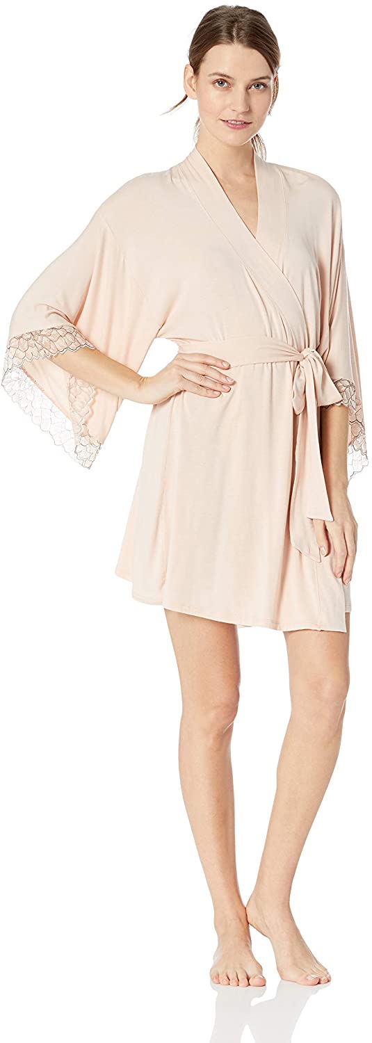Price:$88.46 Eberjey Women's Rosario Mademoisellle Kimono Robe at Amazon Women’s Clothing store