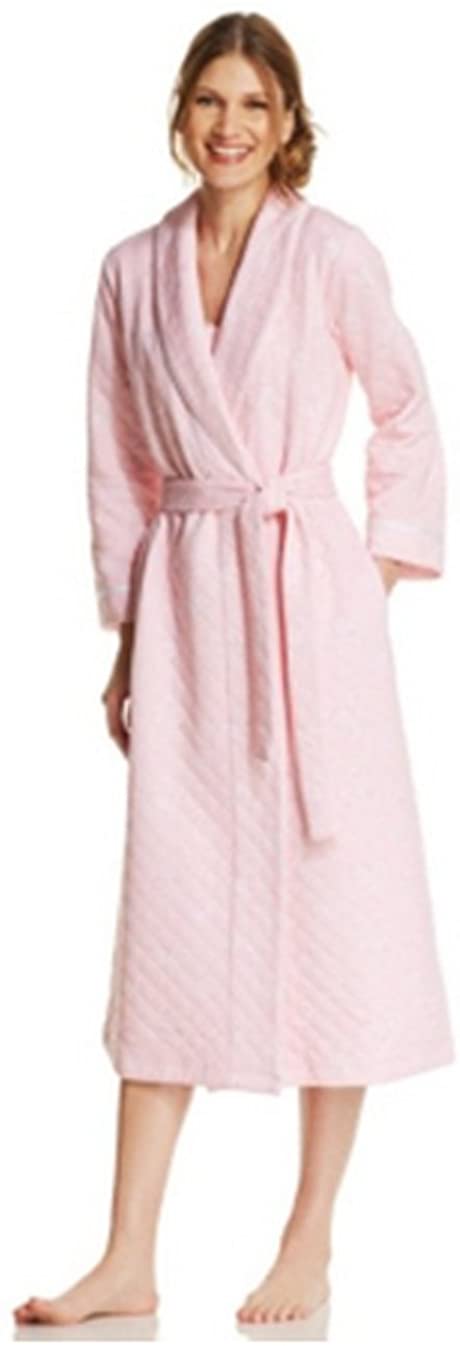 Price:$18.00 Charter Club Women Long Robe Pink Floral Tile XXX-Large at Amazon Women’s Clothing store