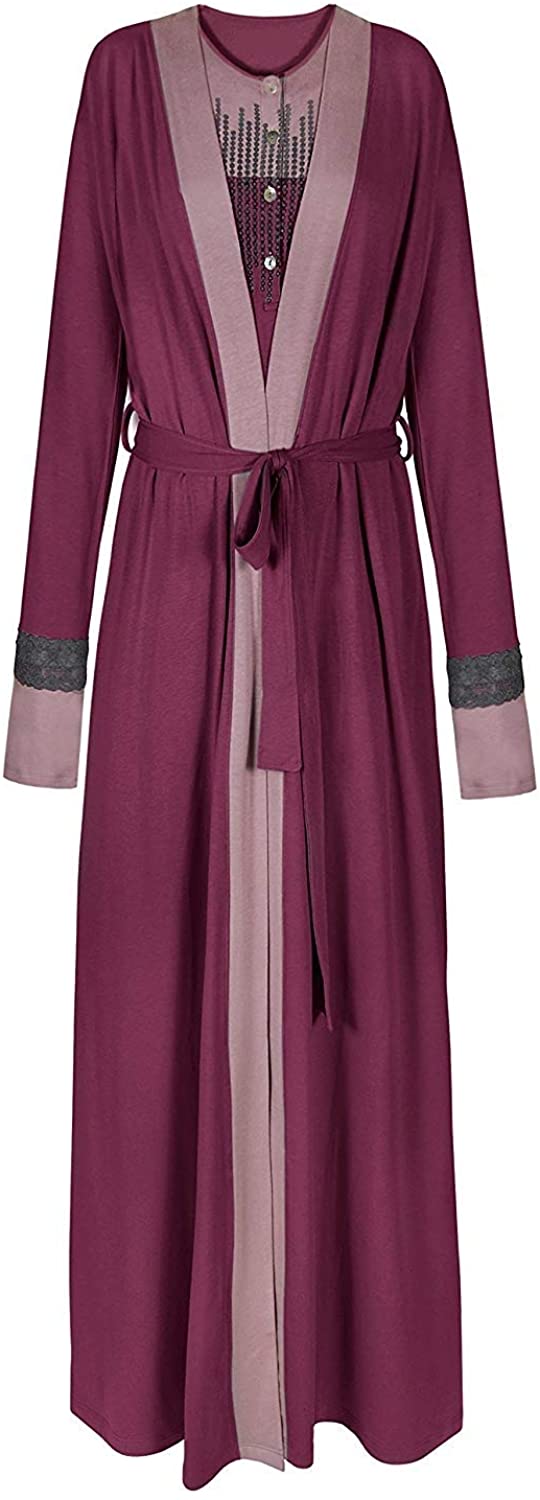 Price:$80.00 VELVETTE Women's Premium Soft Pima Cotton & Modal Long Sleeve Robe Grey at Amazon Women’s Clothing store
