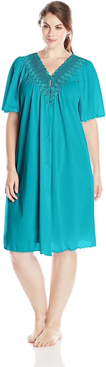 Price:$41.33 Shadowline Women's Plus-Size Beloved 41 Inch Flutter Sleeve Waltz Robe at Amazon Women’s Clothing store