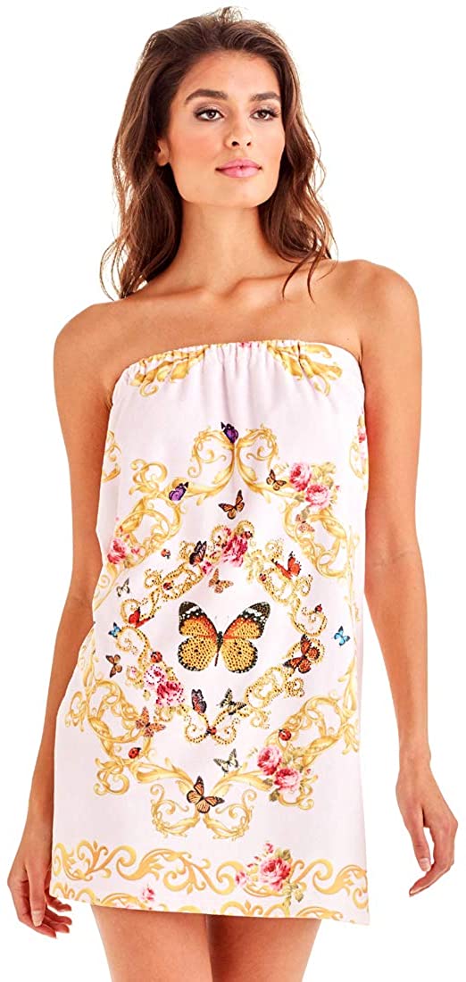 Price:$112.49 Wrap Up by VP Pink Butterfly Microfiber Luxury Wrap at Amazon Women’s Clothing store