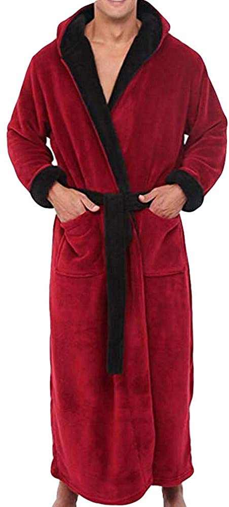 Price:$10.59 Long Bath Robe for Womens Plush Soft Fleece Bathrobes Night Robes Dressing Gown at Amazon Women’s Clothing store