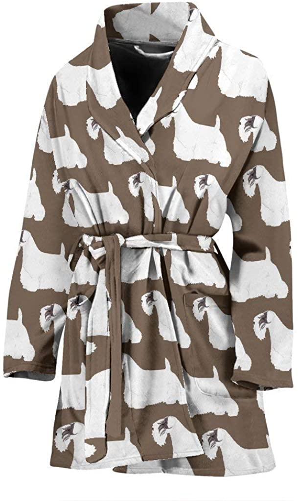Price:$89.99 Simply Cool Trends Sealyham Terrier Dog Pattern Print Women's Bath Robe at Amazon Women’s Clothing store