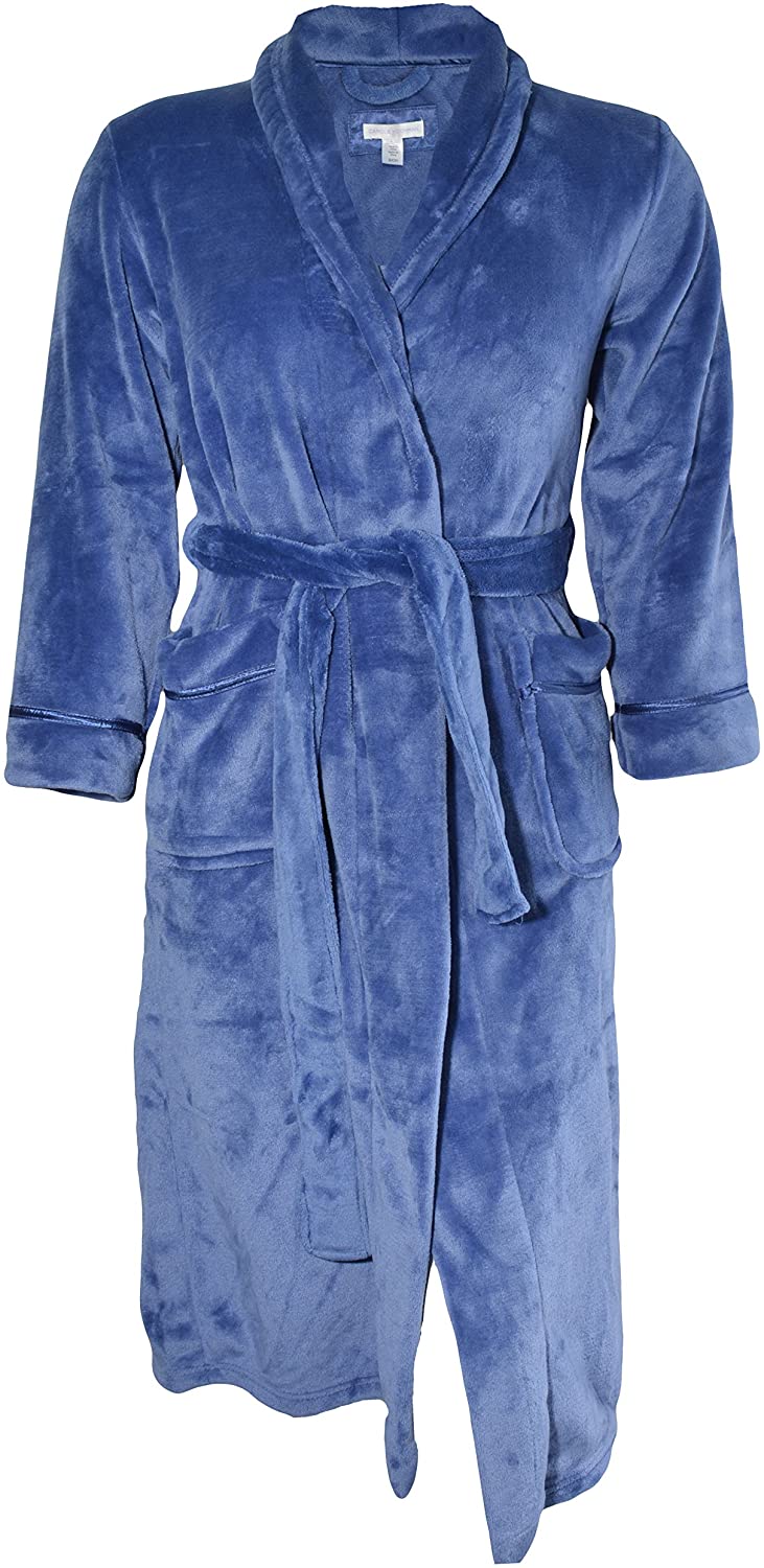 Price:$34.99 Carole Hochman Plush Robe (Sapphire Blue, Small) at Amazon Women’s Clothing store