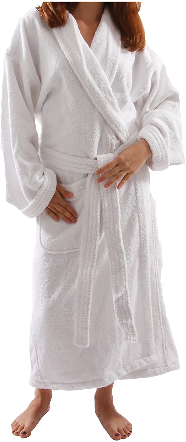 Price:$45.95 Hotel Luxury Reserve Hunter Green Terry Velour Bathrobe for Women at Amazon Women’s Clothing store