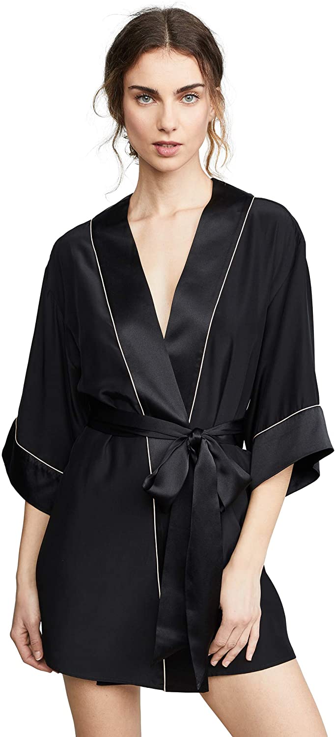 Price:$425.00 Kiki De Montparnasse Women's Silk Robe at Amazon Women’s Clothing store