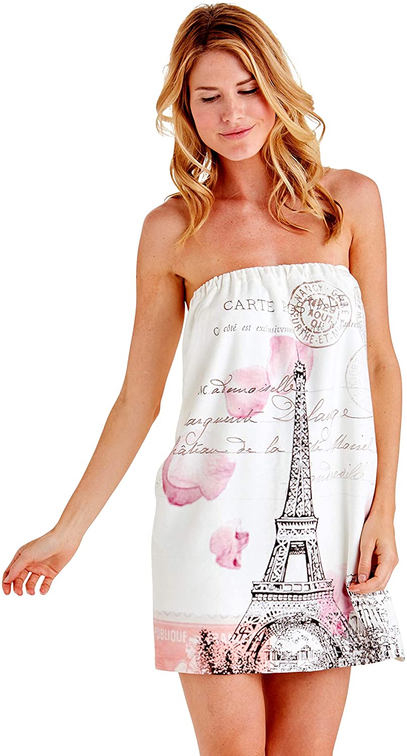 Price:$112.99 Wrap Up by VP Paris Love Note Microfiber Wrap White at Amazon Women’s Clothing store