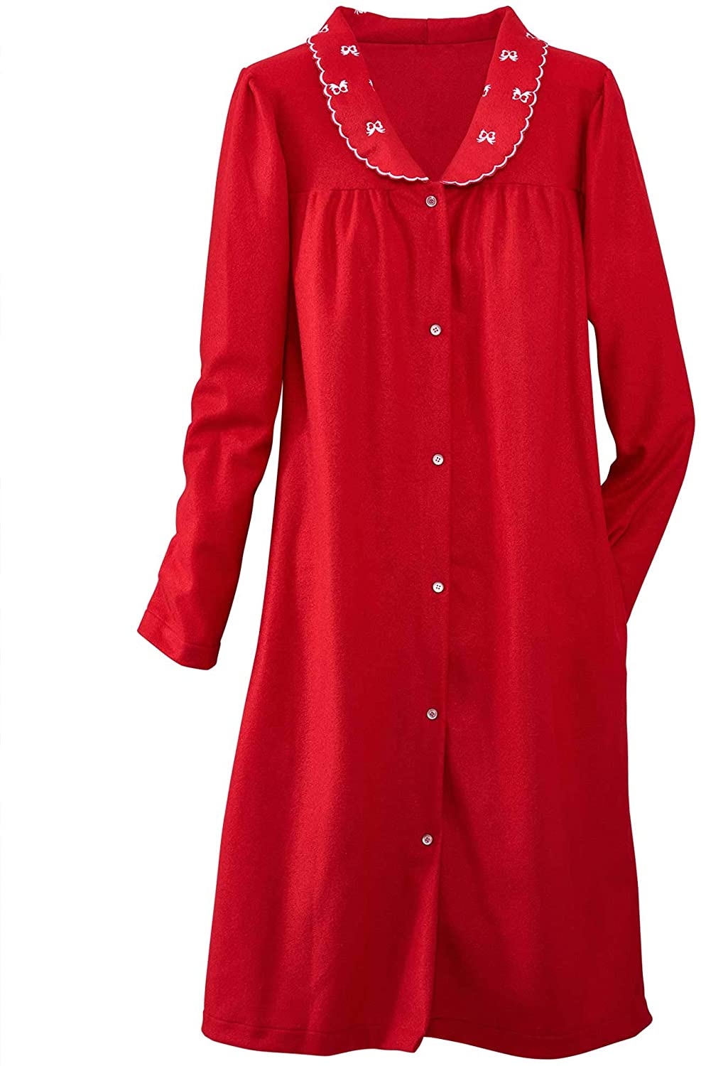 Price:$33.95 Carole Short Embroidered Snap Coat at Amazon Women’s Clothing store