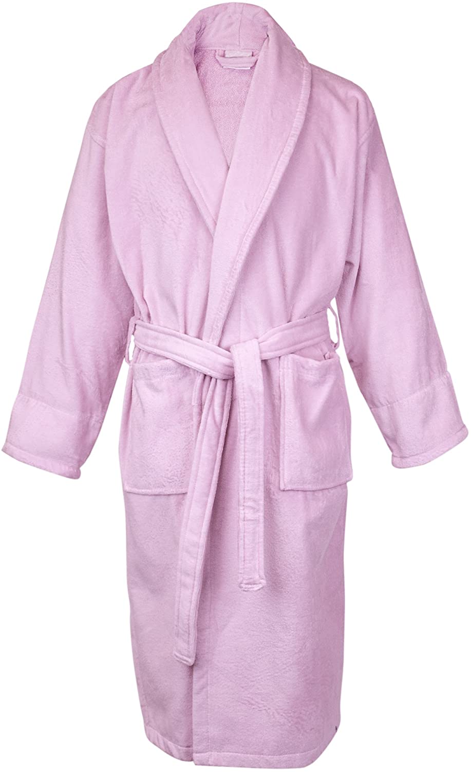 Price:$44.97    BC BARE COTTON 100% Turkish Cotton Women Terry Velour Shawl Robe, One Size, Pink  Clothing