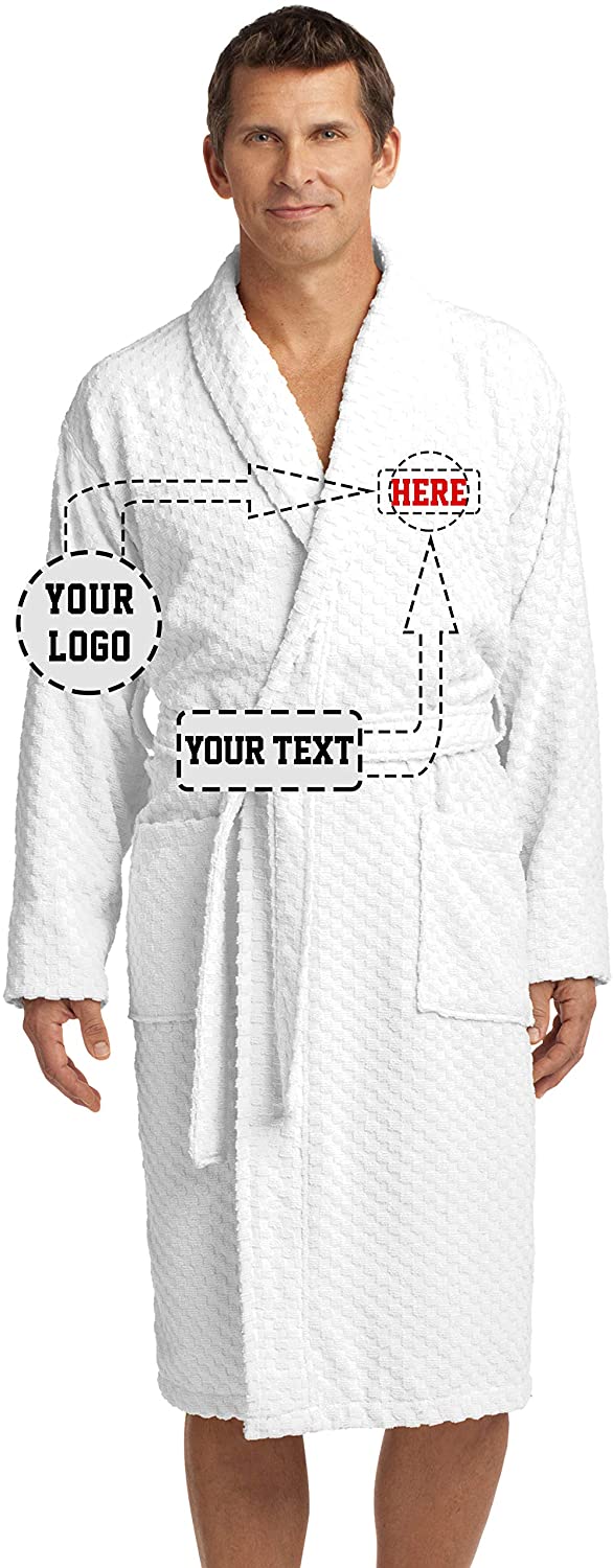 Price:$44.90 Personalized Embroidered Robes – Custom SPA Robe – Monogrammed Bathrobes at Amazon Women’s Clothing store