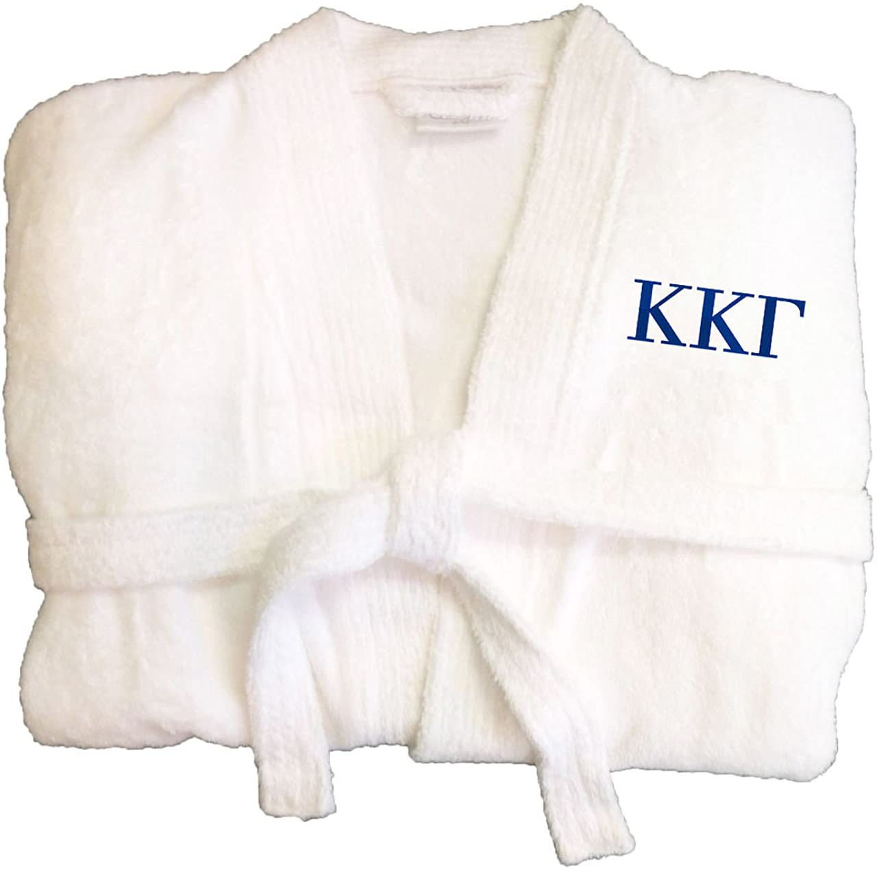 Price:$59.95 KYS Kappa Kappa Gamma Sorority Personalized Terry Robe Large/XL White No Name at Amazon Women’s Clothing store