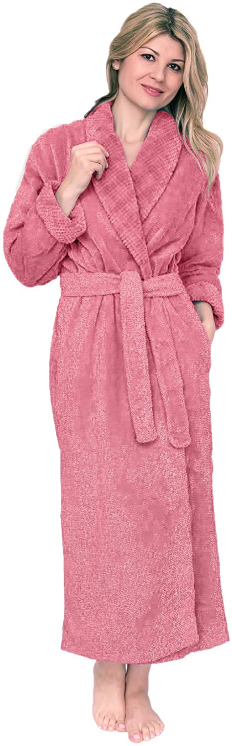 Price:$79.95 Bath & Robes Women's Shawl Long Chenille Robe Bathrobe (Small, Cherry Blossom) at Amazon Women’s Clothing store