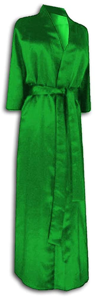 Price:$49.99 Plus Size Green Satin Supersize Womens Robe at Amazon Women’s Clothing store