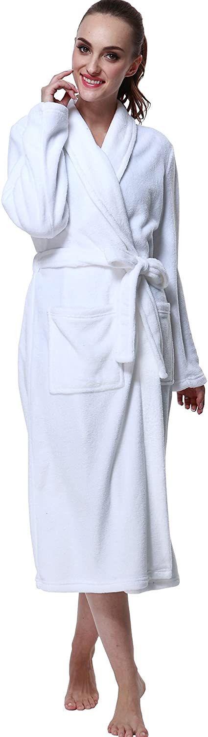 Price:$28.06 CLPP'LI Women Soft Fleece Bathrobe at Amazon Women’s Clothing store