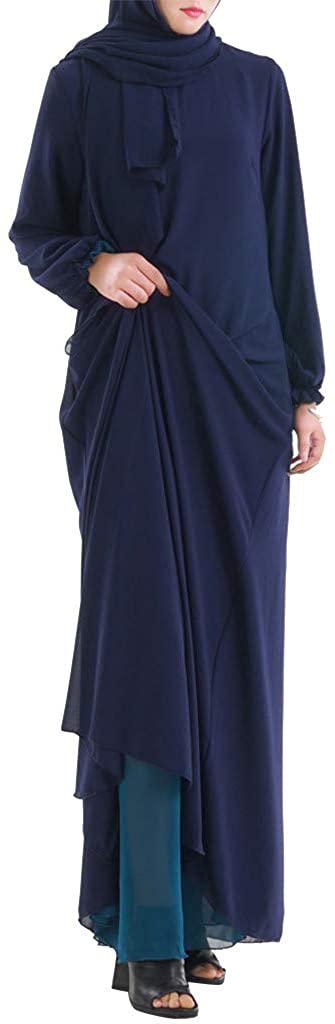 Price:$16.98    Women's Hajj Prayer Abaya Islamic Dress Long Sleeve Maxi Dresses Muslim Clothing  Clothing