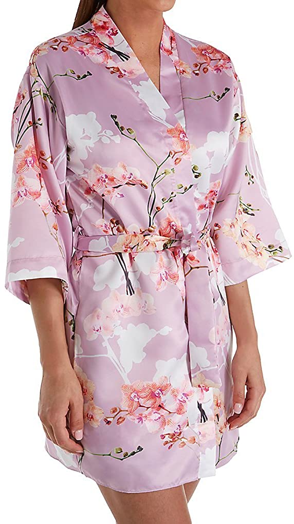 Price:$40.60 Flora Nikrooz Women's Trinity Printed Matte Charmeuse Robe Q80684 at Amazon Women’s Clothing store