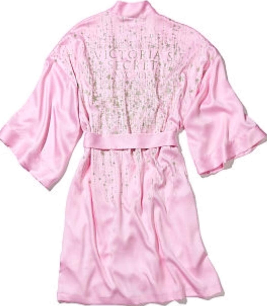Price:$100.00    VICTORIA SECRET - KIMONO EXCULSIVE FASHION SHOW BLING SPARKLE KOMONO. SIZE MEDIUM/LARGE RARE - SOLD OUT- PINK GRAFITI SCRIPT SATIN ROBE KOMONO IN THE UPCOMING FASHION SHOW  Clothing