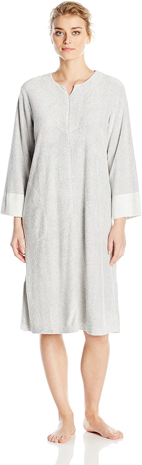 Price:$55.91 N Natori Women's Terry Lounge Zip Caftan at Amazon Women’s Clothing store