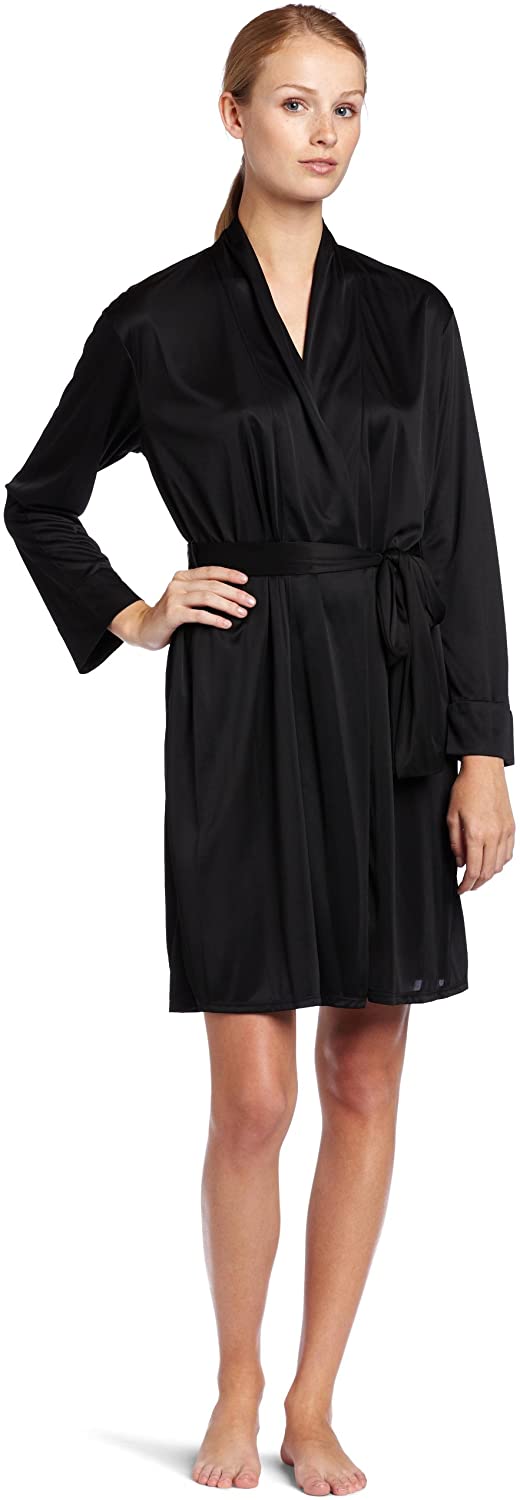 Price:$54.95 Natori Women's Negligee Basic Slinky Wrap at Amazon Women’s Clothing store  Bathrobes