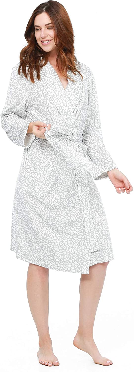 Price:$49.95 Cozy & Curious Women's Robe Sleepwear Bathrobe Soft Comfortable Spa Robe Loungewear House Robe for Women, Grey, Small at Amazon Women’s Clothing store