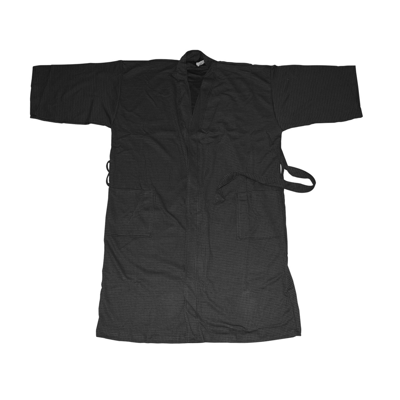 Price:$32.27    Canyon Rose Unisex Waffle Weave Spa Robe, Black, M/L  Clothing