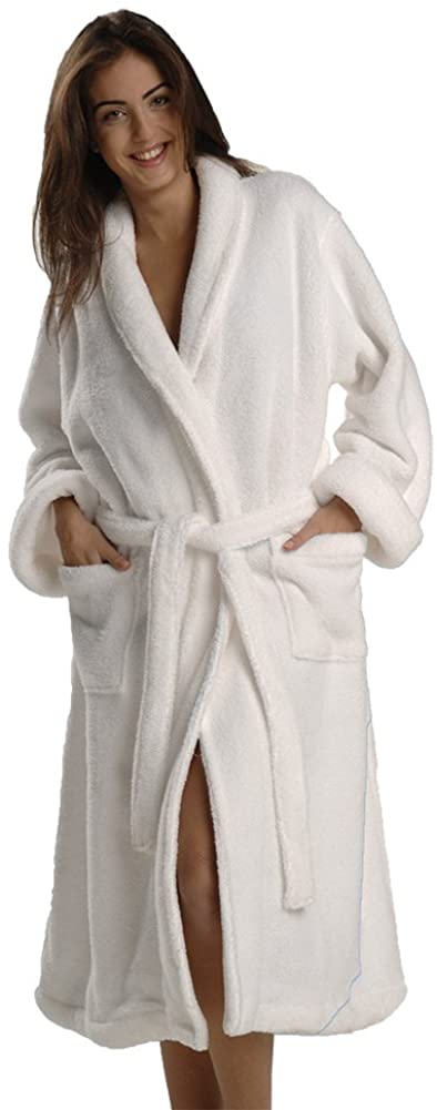 Price:$105.00 THIRSTY Towels Turkish Cotton Robe, Light Presidential Robe for Men and Women at Amazon Women’s Clothing store  Novelty Bathrobes