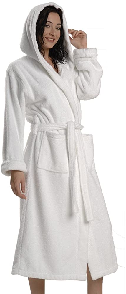 Price:$139.00 THIRSTY Towels Turkish Cotton Robe Hooded Light Presidential Robe for Men and Women at Amazon Women’s Clothing store  Novelty Bathrobes
