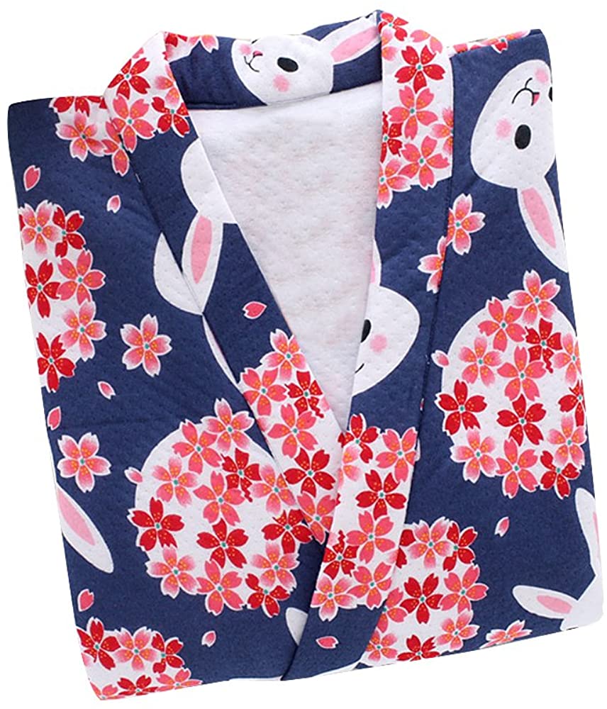Price:$35.99 TOMORI Women's Cotton Pajamas Japanese Kimono Sakura Printed Wrap Bathrobe V-Neck Soft Sleepwear at Amazon Women’s Clothing store