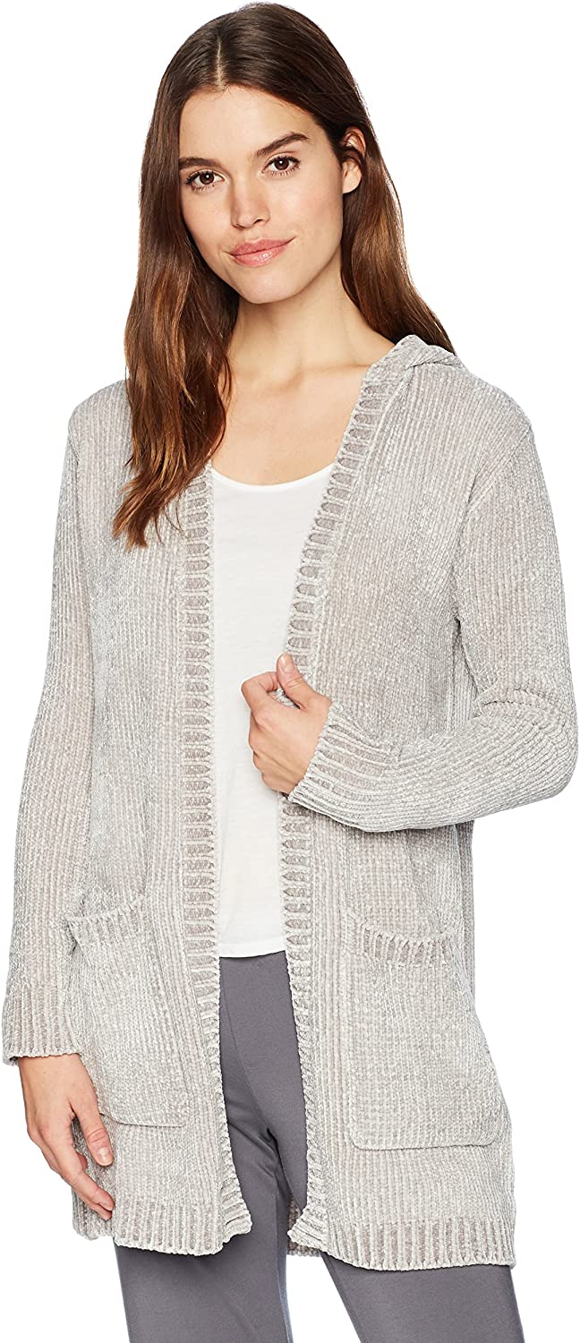 Price:$95.61 PJ Salvage Women's Chenille Cozy Robe, Silver, L at Amazon Women’s Clothing store