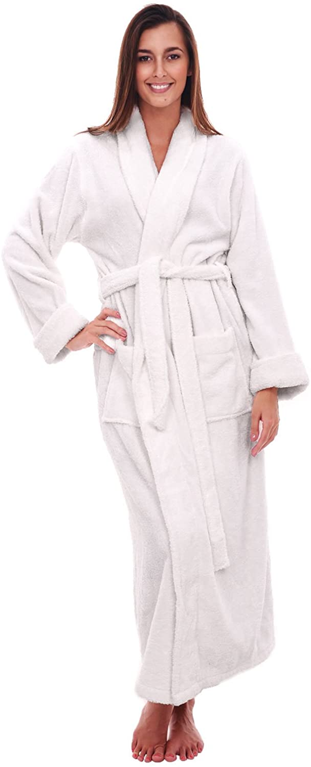 Price:$59.99 Alexander Del Rossa Womens Turkish Terry Cloth Robe, Long Cotton Bathrobe at Amazon Women’s Clothing store  Terry Cloth Robe