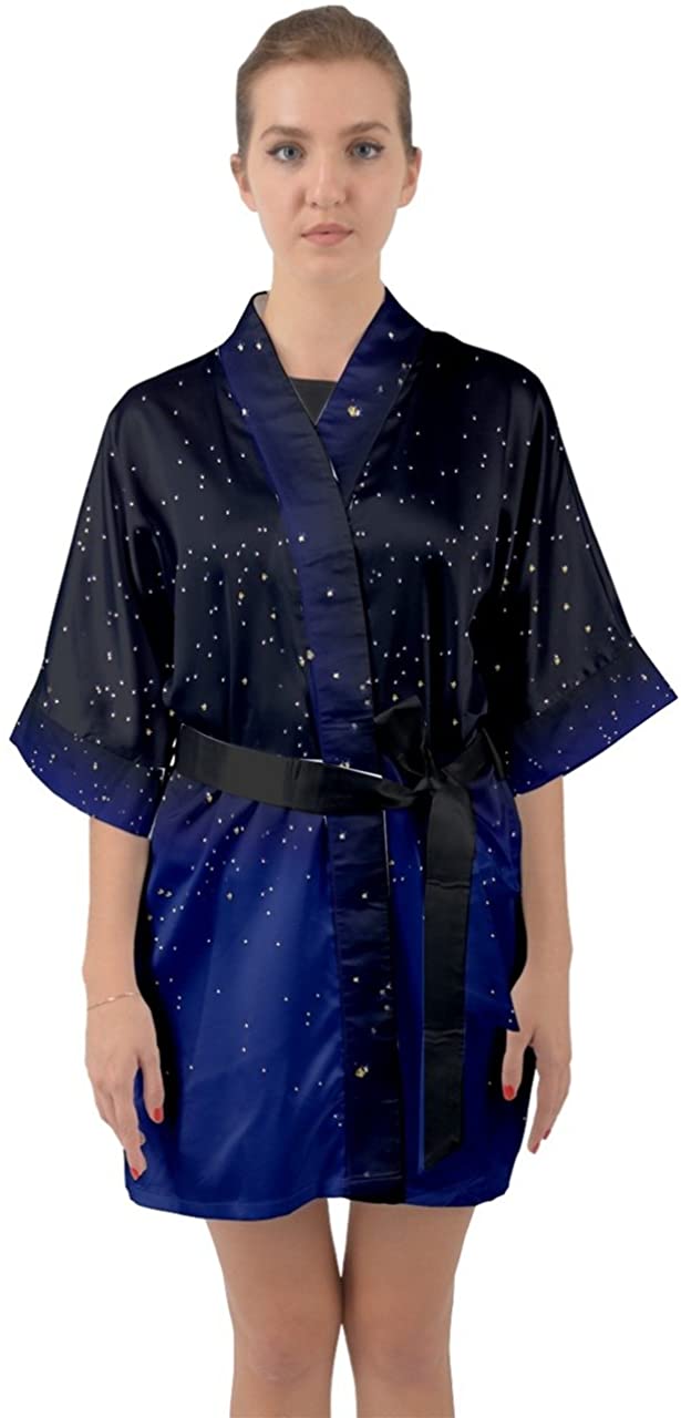 Price:$19.99 PattyCandy Womens Cute Nightgown Galaxy & Rainbow Unicorn Print Comfy Kimono Robe Size XS-3XL at Amazon Women’s Clothing store