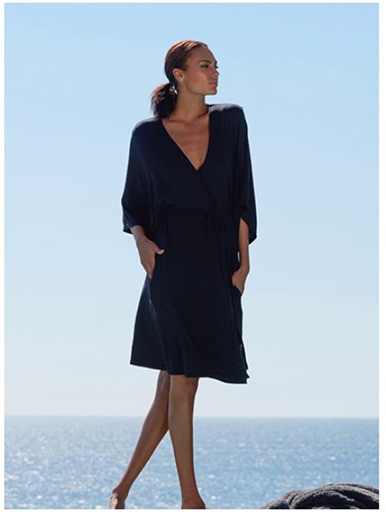 Price:$108.00 Barefoot Dreams Luxe Milk Jersey Short Robe at Amazon Women’s Clothing store