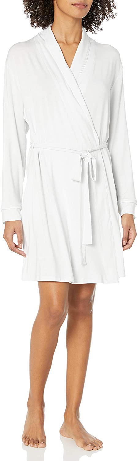 Price:$59.99 Eberjey Women's Gisele Tuxedo Robe at Amazon Women’s Clothing store