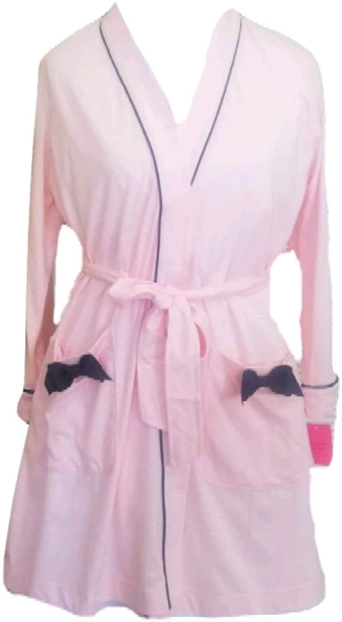 Price:$77.00 Kate Spade NY Bow-Appliqué Wrap Robe, Blush at Amazon Women’s Clothing store