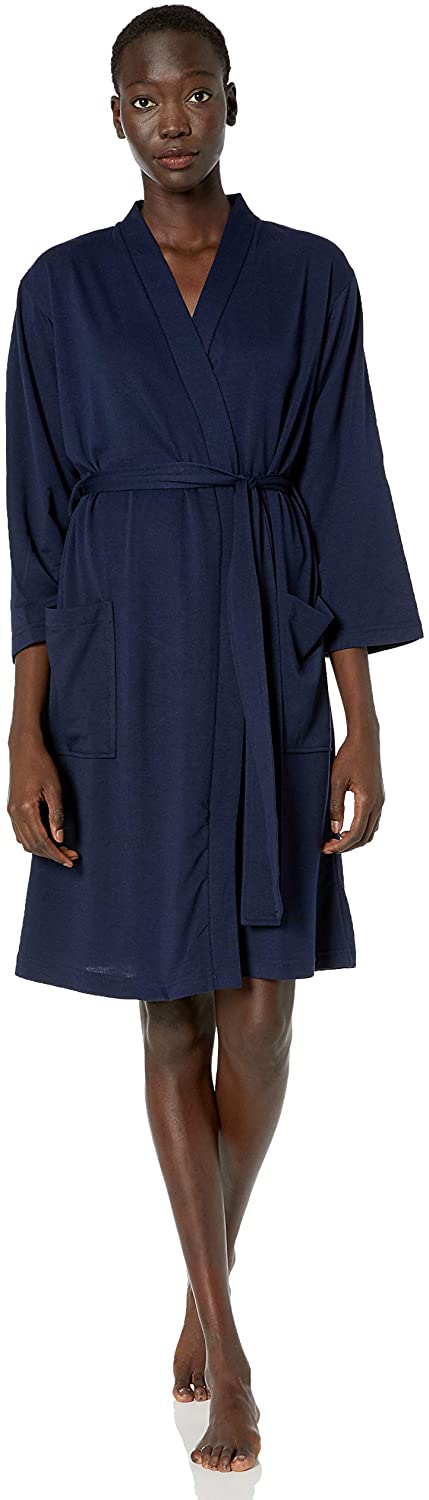 Price:$41.24 N Natori Women's Nvious Robe, Midnight Navy, S at Amazon Women’s Clothing store