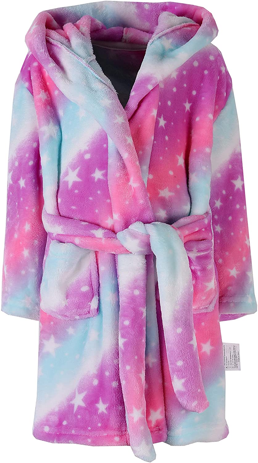 Price:$4.44    Mioubeila Kids Boys Girls & Women's Fleece Robe, 2 Years - Women XL  Clothing