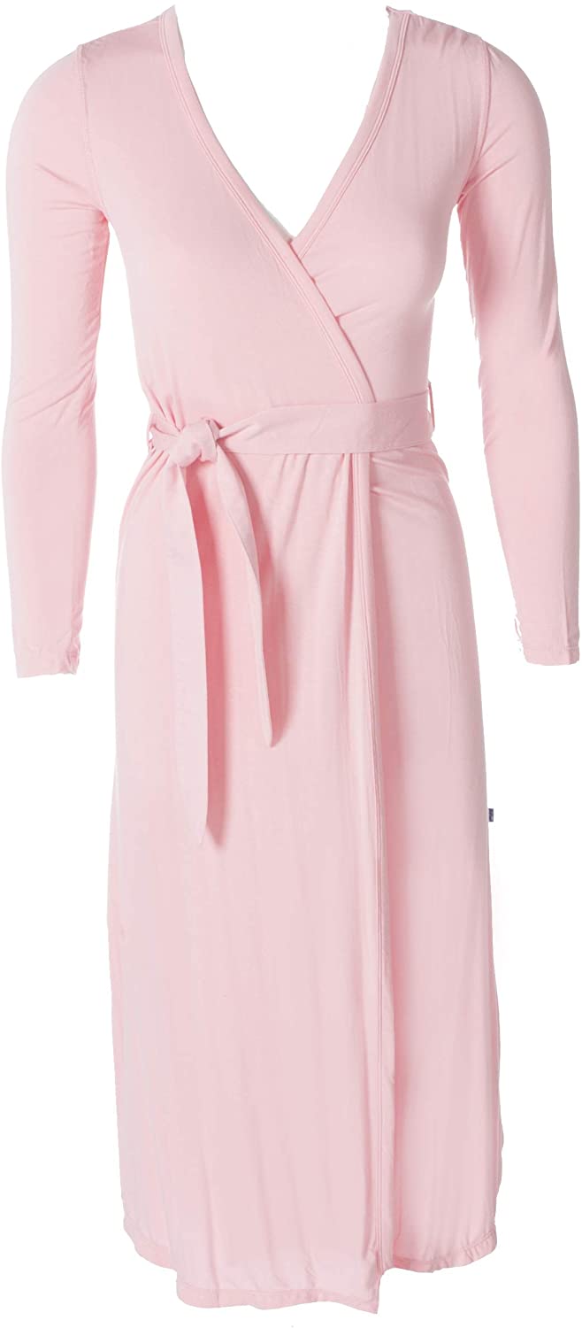 Price:$80.00 KICKEE Women's Solid Basic Robe in Lotus - S at Amazon Women’s Clothing store